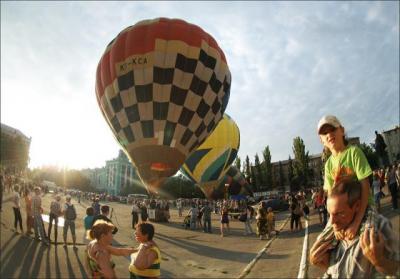 В Новомосковске завершился международный фестиваль воздухоплавания.