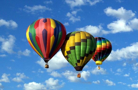 В эти выходные горожане смогут полетать на воздушном шаре!