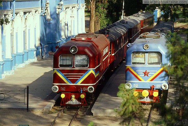 В этом году Детская железная дорога совершила 1,152 тысячу рейсов. Фото с сайта photoukraine.com