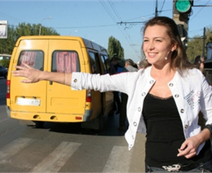 Маршрутки – любимый транспорт горожан. Фото с сайта kp.ua