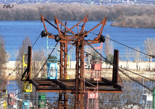 Днепропетровская "канатка" не работает уже несколько лет. Фото с сайта blogspot.com