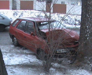 В ДТП пострадал пассажир. Фото с сайта forum.gorod.dp.ua