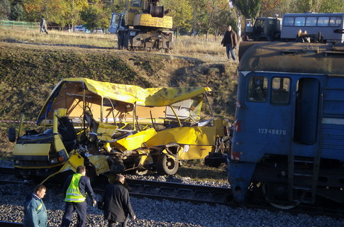 В Беларуси задержан сбежавший владелец автобуса, попавшего в 2010 году под локомотив на переезде под Марганцем (погибли 45 человек). Фото: operkor.wordpress.com