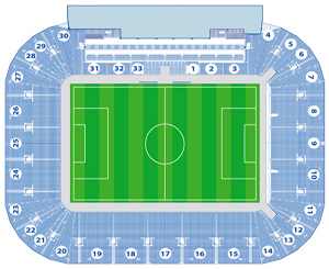 Схема "Днепр-Арены" с официального сайта клуба.