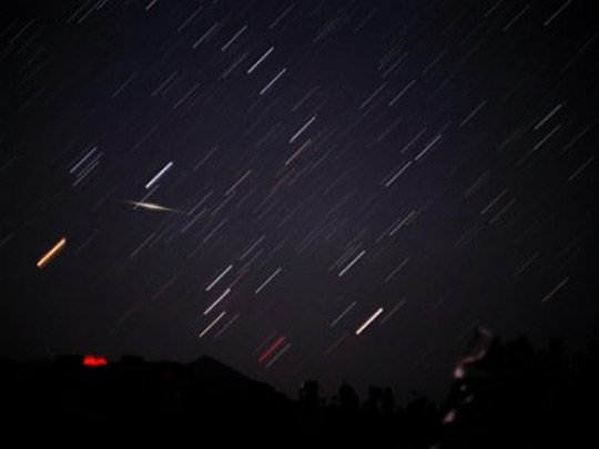 Поток Персеид  - часть отколовшейся кометы. Фото с сайта 24.ua