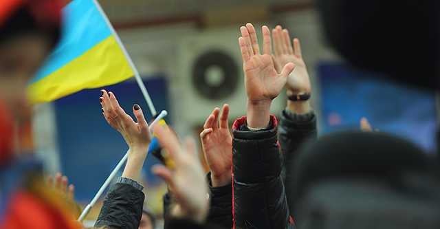Участники майдана не собираются сдаваться. Фото Дениса Моторина