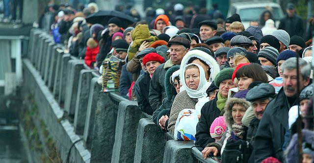 Крещение в Днепропетровске. Фото: Денис Моторин