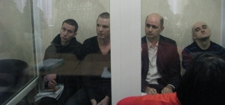 Обвиняемые в организации терактов в Днепре в апреле 2012 года. Фото: Я. Маркин