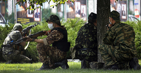Террористы окружили и обстреляли стрелковую роту. Фото сайта image.tsn.ua