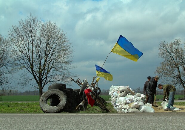 Как защищают Днепропетровск. Фото Дениса Моторина