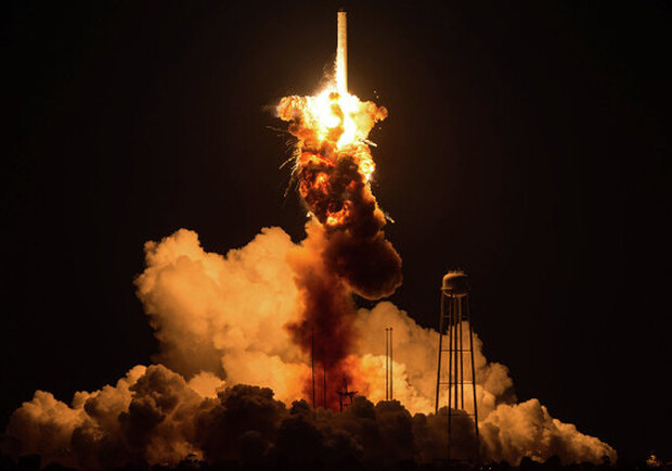Ракета взорвалась. Фото сайта ria.ru