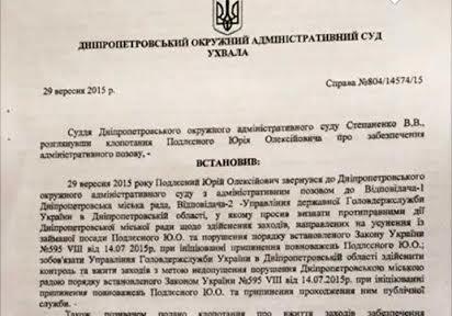 Новость - События - Днепропетровский суд незаконно запретил ЦИК менять председателя местного избиркома