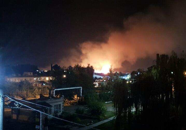 Новость - События - Возле Донецкого шоссе горели поля