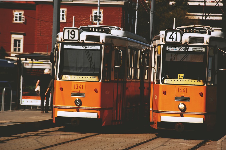 Трамваи в Будапеште. Фото: pixabay.com