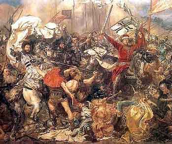 фрагмент полотна «Битва под Грюнвальдом»
фото с сайта www.ru.wikipedia.org