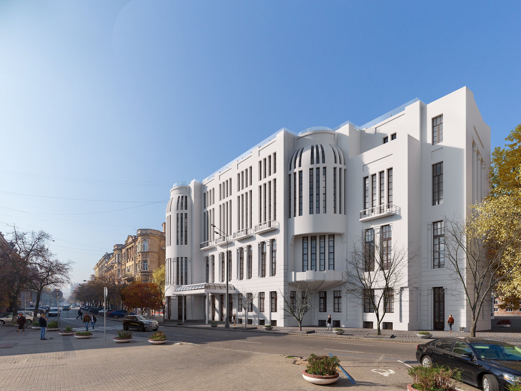 Проект реконструкции здания Днепропетровской филармонии имени Когана / фото: fb Alexandr Ostapenkо