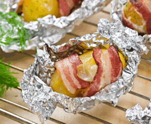 Картошечка запеченная в беконе