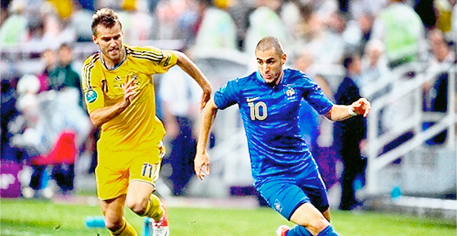 Украина уверенно побеждает Францию!