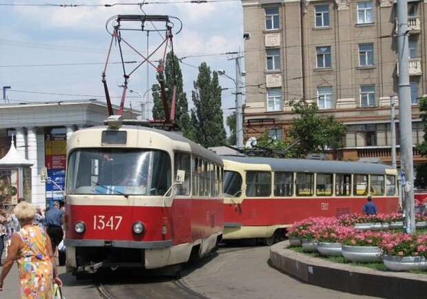 11-й трамвай изменит маршрут/ фото: vesti.dp.ua