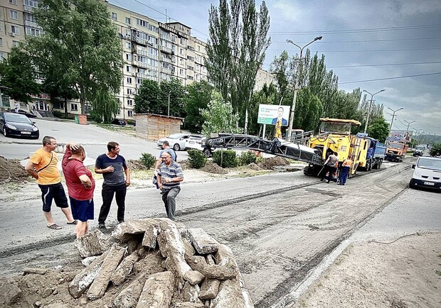 Лучше объезжай: на улице Кондратюка начался ремонт - фото fb Северин Маринчук