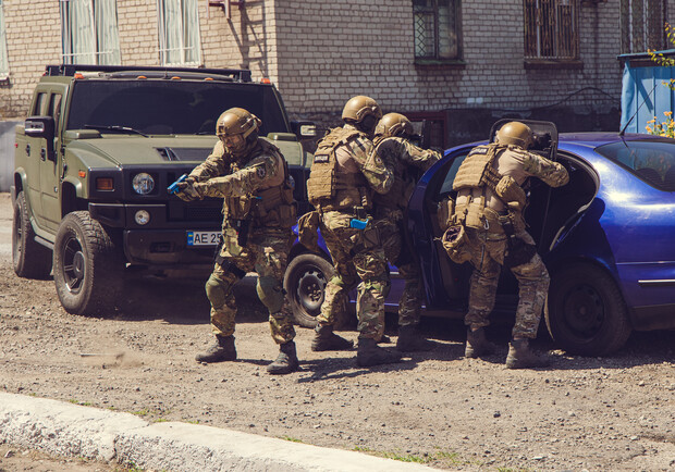 В Днепре прошли военные учения / фото: пресс-служба ОГА