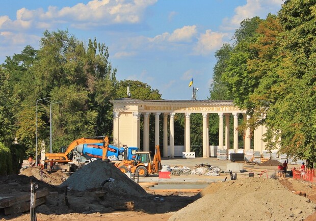 Как проходит реконструкция улицы Яворницкого/ фото: fb Urban Dnipro