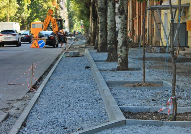 В центре начался ремонт пешеходной зоны на Гончара/ фото: фб Urban Dnipro