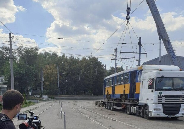 В Днепре прибыли трамваи из Германии/ фото: НМ