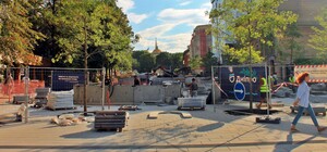 Полюбуйся: как проходит реконструкция улицы Яворницкого (фото)