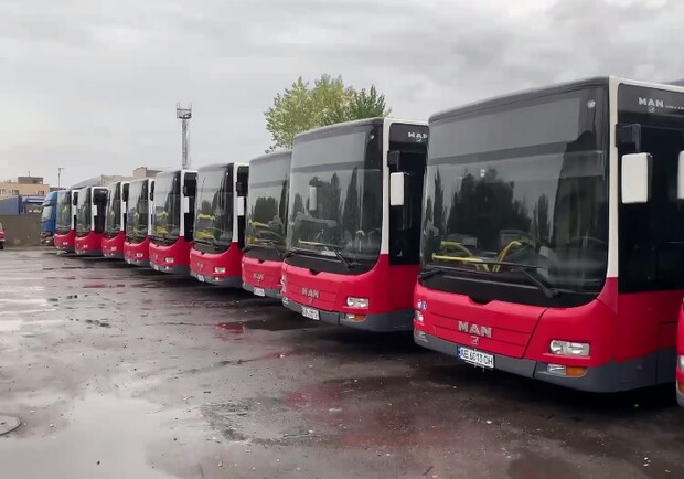 В Днепр прибыли 14 больших автобусов / фото: fb Михаил Лысенко