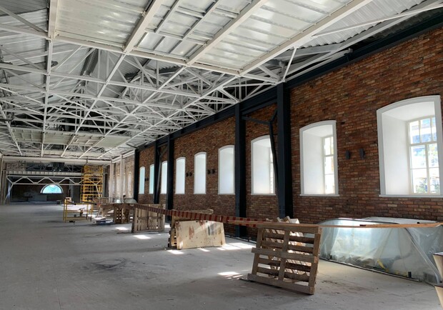 Как продвигается реконструкция суконной фабрики в Днепре / фото: fb Вадим Ермолаев