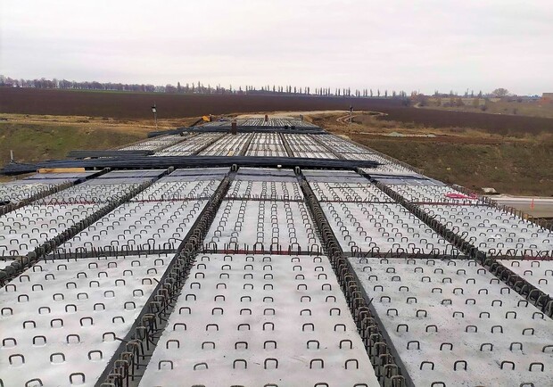 Строительство путепровода на Южной объездной  / фото: Служба автомобильных дорог в Днепропетровской области