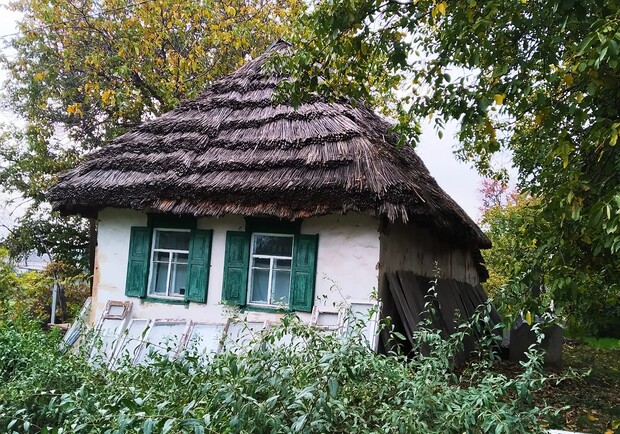 В Подгородном разрушили последнюю хату-мазанку - фото: fb Станислав Дуб