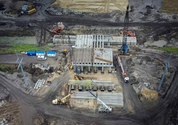 Как продвигается строительство новой трассы из Днепра в Киев - фото: Днепр ОГА