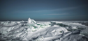Полюбуйтесь: арктические пейзажи на заснеженной Бердянской косе