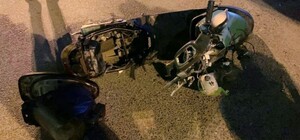 Странное ДТП: в Одессе столкнулись мопед и легковой автомобиль