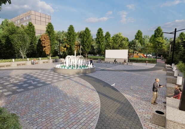 Сквер на Калиновой реконструируют за 20 миллионов- фото: dniprorada.gov.ua