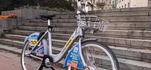 Одной меньше: на Выдубичах убрали станцию проката велосипедов