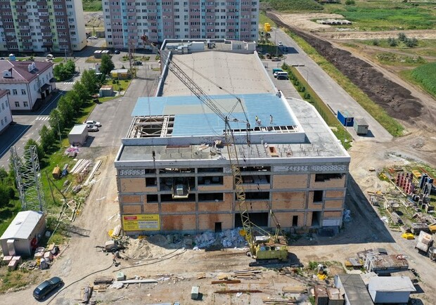 Поплаваем: в Слобожанском строят современный бассейн - фото: adm.dp.gov.ua