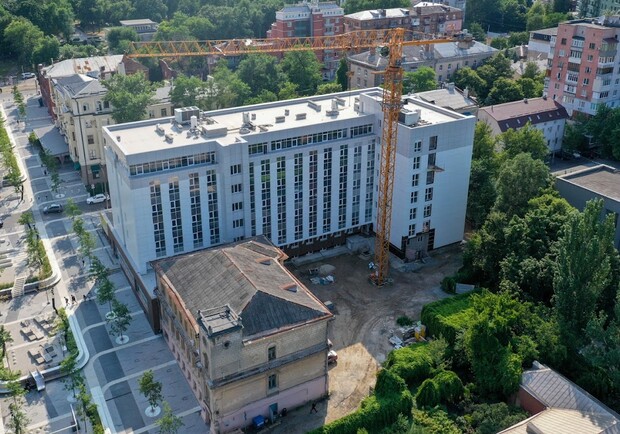 Как идет реконструкция детской больницы в Днепре - фото: adm.dp.gov.ua
