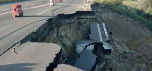 Оползень: Укравтодор считает, что трасса Одесса-Киев непригодна для эксплуатации