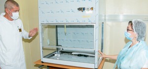 ИНТЕРПАЙП передал биологические боксы для ПЦР-тестов в 21-ю больницу Днепра