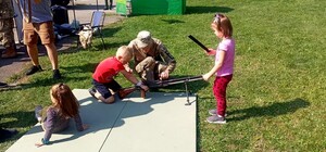 Юные бойцы: в Голосеево прошел однодневный военный детский лагерь 