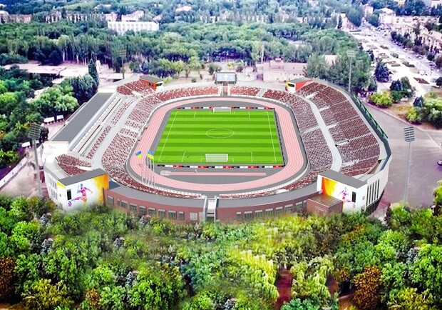На криворожском стадионе "Металлург" обустраивают первое в области "гибридное" футбольное поле - все фото adm.dp.gov.ua