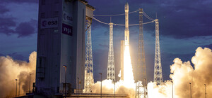 Появилось видео запуска европейской ракеты-носителя с днепровским двигателем