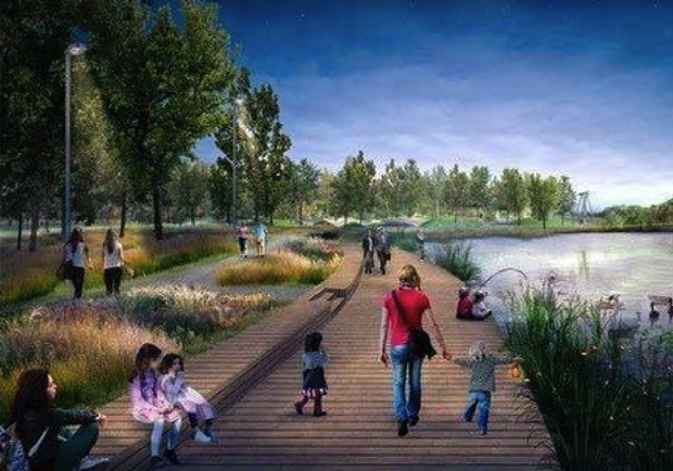 В парке Зеленый Гай могут появиться ручей и зона отдыха с барбекю 