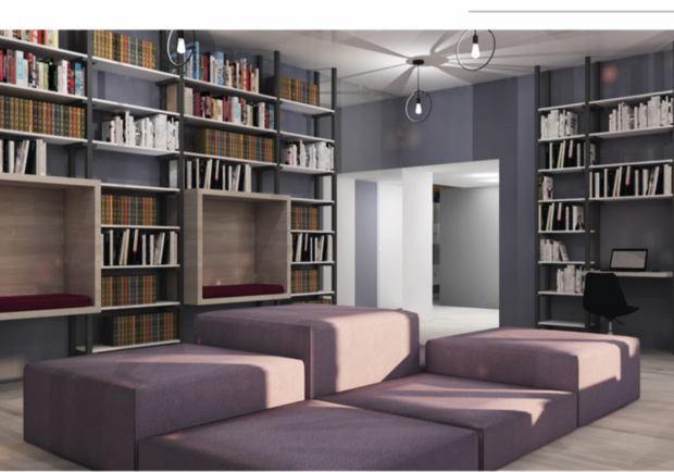 Як виглядатимуть сучасні бібліотеки в Дніпрі 