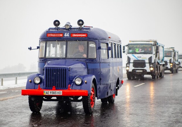 Автогиганты протестировали Южную объездную Днепра 