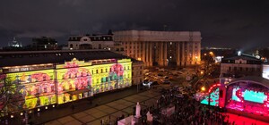 На Михайловской площади повторят видеопроекцию про 