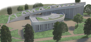 Под Днепром строят дом культуры оригинальной формы